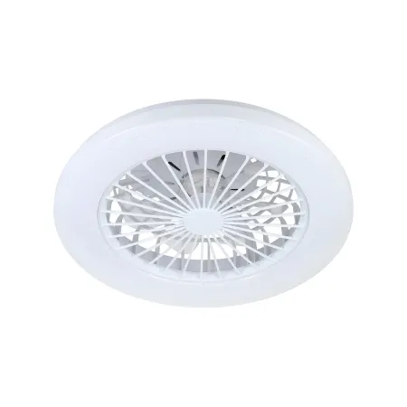 Plafoniera LED con Ventilatore 45W Bianca 48cm Effetto Stellato CCT