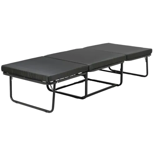 Pouf Letto Singolo Pieghevole Richiudibile Tortora 70x70 cm Salvaspazio