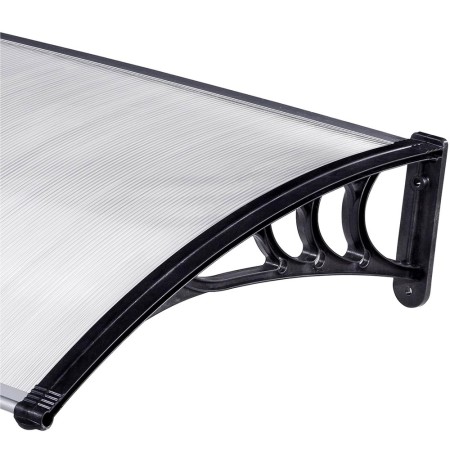 Pensilina Tettoia 100x80 Alveolare Opaca Policarbonato Esterno Copertura Porta