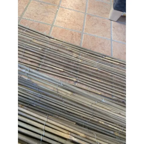 Outlet Arella in Bamboo Naturale 300x150 cm per Giardino e Terrazzo