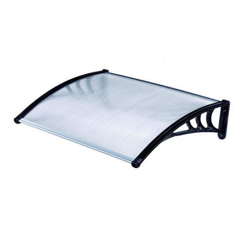 Pensilina Tettoia 100x80 Alveolare Opaca Policarbonato Esterno Copertura Porta