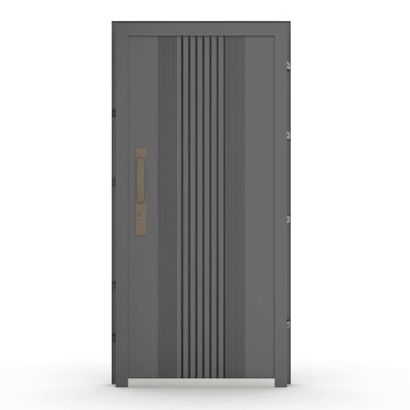 Porta blindata Easy grigia 82x193 cm ingresso sicurezza