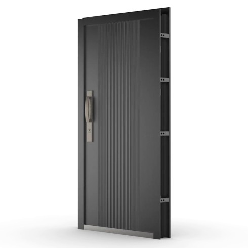 Porta blindata Easy grigia 82x193 cm ingresso sicurezza