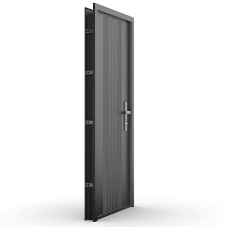Porta blindata Easy grigia 82x193 cm ingresso sicurezza