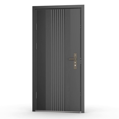Porta blindata Easy grigia 82x193 cm ingresso sicurezza