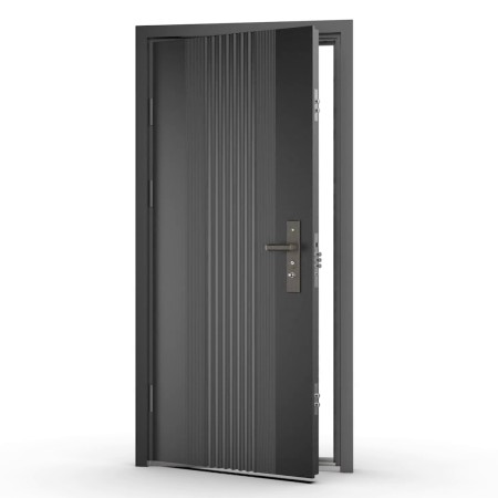 Porta blindata Easy grigia 82x193 cm ingresso sicurezza