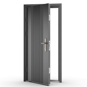 Porta blindata Easy grigia 82x193 cm ingresso sicurezza 2