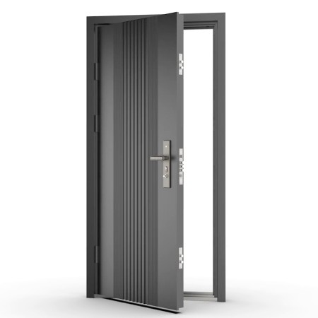 Porta blindata Easy grigia 82x193 cm ingresso sicurezza
