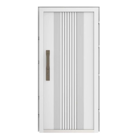 Porta Blindata di Sicurezza Easy Bianca 82x193 cm per Ingresso