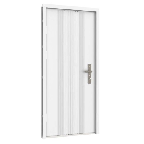 Porta Blindata di Sicurezza Easy Bianca 82x193 cm per Ingresso