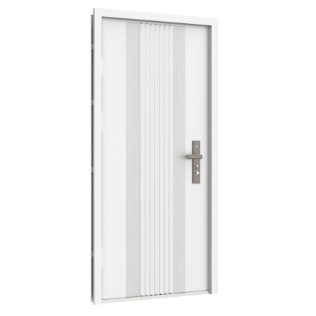 Porta Blindata di Sicurezza Easy Bianca 82x193 cm per Ingresso