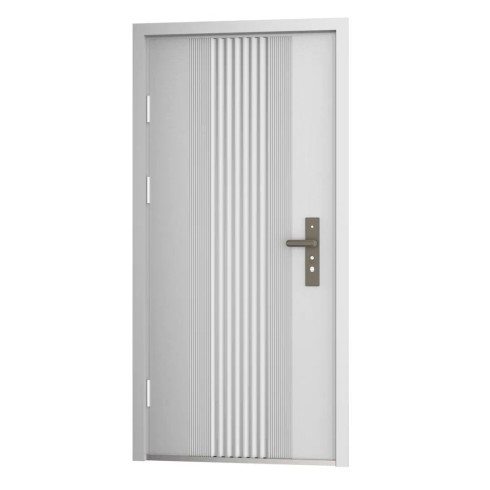 Porta Blindata di Sicurezza Easy Bianca 82x193 cm per Ingresso