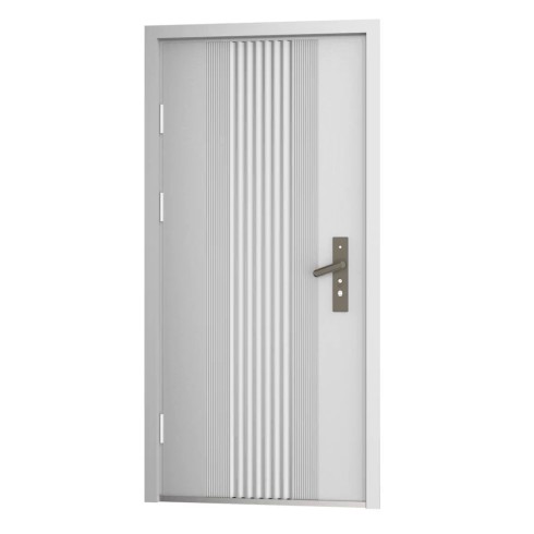 Porta Blindata di Sicurezza Easy Bianca 82x193 cm per Ingresso