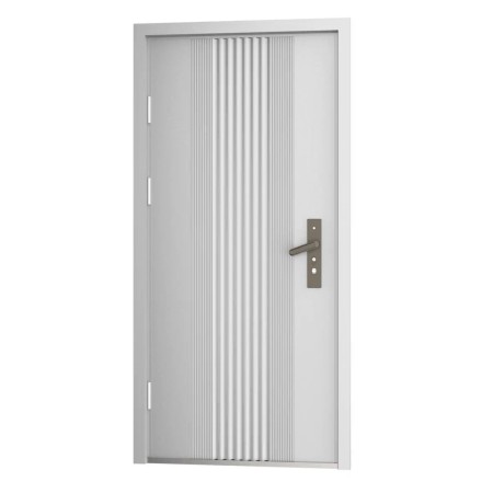 Porta Blindata di Sicurezza Easy Bianca 82x193 cm per Ingresso