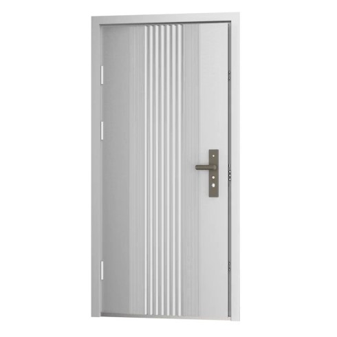 Porta Blindata di Sicurezza Easy Bianca 82x193 cm per Ingresso