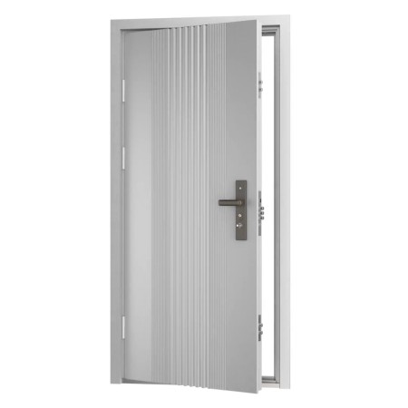 Porta Blindata di Sicurezza Easy Bianca 82x193 cm per Ingresso