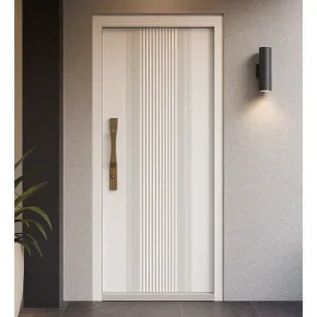 Porta Blindata di Sicurezza Easy Bianca 82x193 cm per Ingresso