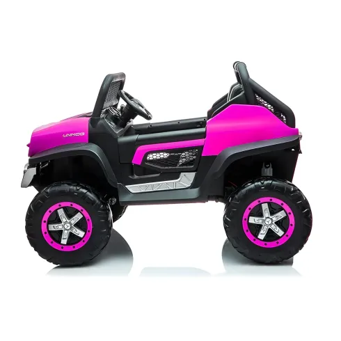 Macchina Elettrica per Bambini Mercedes Unimog Fuori Strada Rosa