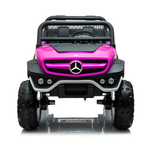 Macchina Elettrica per Bambini Mercedes Unimog Fuori Strada Rosa