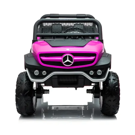 Macchina Elettrica per Bambini Mercedes Unimog Fuori Strada Rosa