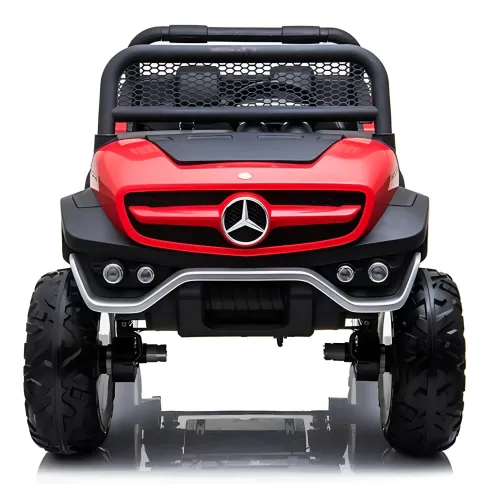 Macchina Elettrica per Bambini Mercedes Unimog Fuori Strada Rosso