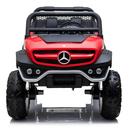 Macchina Elettrica per Bambini Mercedes Unimog Fuori Strada Rosso