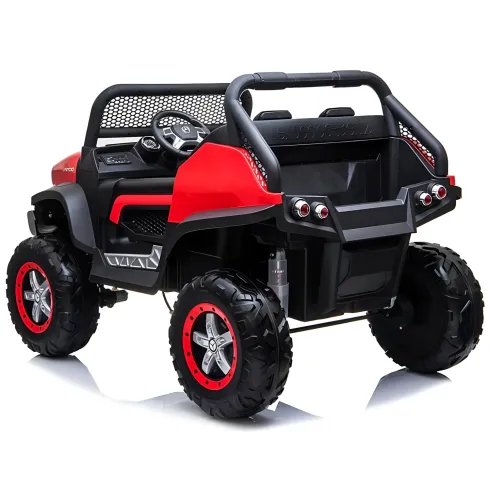 Macchina Elettrica per Bambini Mercedes Unimog Fuori Strada Rosso