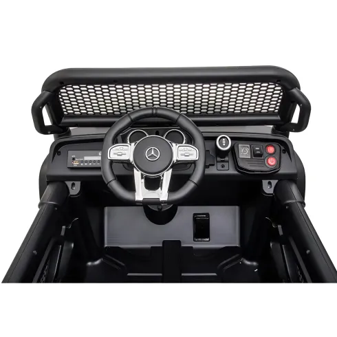 Macchina Elettrica per Bambini Mercedes Unimog Fuori Strada Rosso