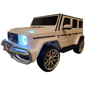 Macchinina per 2 Bambini Auto a Batteria Mercedes G63 AMG 24V Bianca 2