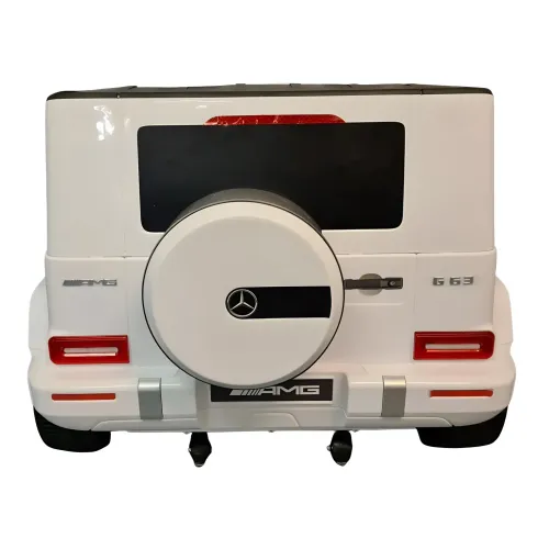 Macchinina per 2 Bambini Auto a Batteria Mercedes G63 AMG 24V Bianca