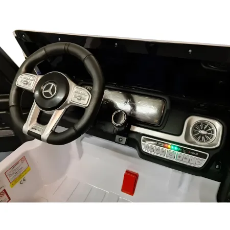 Macchinina per 2 Bambini Auto a Batteria Mercedes G63 AMG 24V Bianca