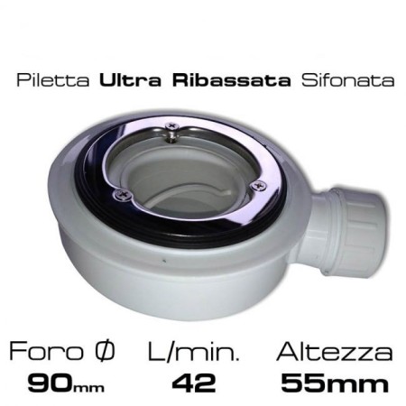 Piatto Doccia Grigio Rettangolare Effetto Pietra 70 80 90 100 120 140 Slim Flat