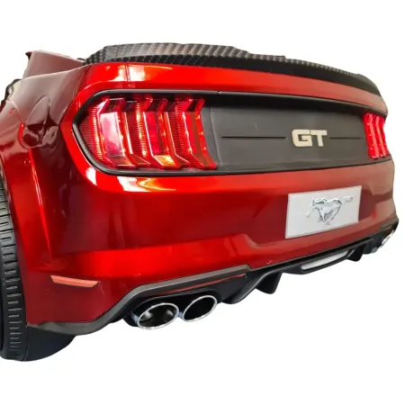 Macchina per Bambini Ford Mustang Rosso Metallizzato a Batteria da 24V