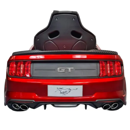 Macchina per Bambini Ford Mustang Rosso Metallizzato a Batteria da 24V