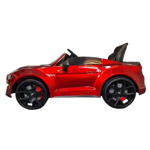 Macchina per Bambini Ford Mustang Rosso Metallizzato a Batteria da 24V