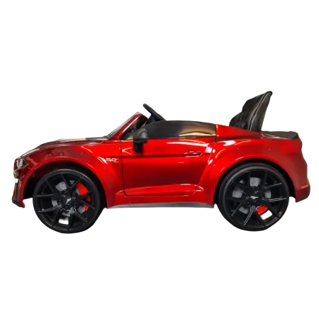 Macchina per Bambini Ford Mustang Rosso Metallizzato a Batteria da 24V