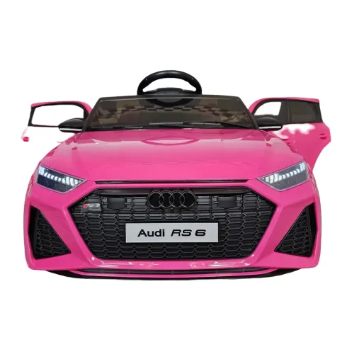 Macchina Elettrica Audi RS6 a Batteria 12 V Auto per Bambini Rosa