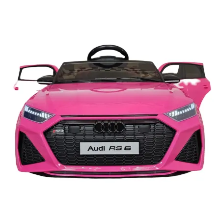 Macchina Elettrica Audi RS6 a Batteria 12 V Auto per Bambini Rosa