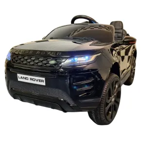 Macchina Elettrica per Bambini Range Rover 4x4 Evoque Nero a Batteria