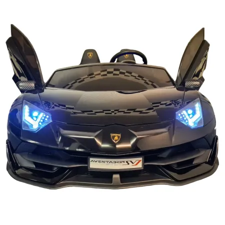 Macchina per Bambini Nero Lamborghini Aventador 2 Persone a Batteria