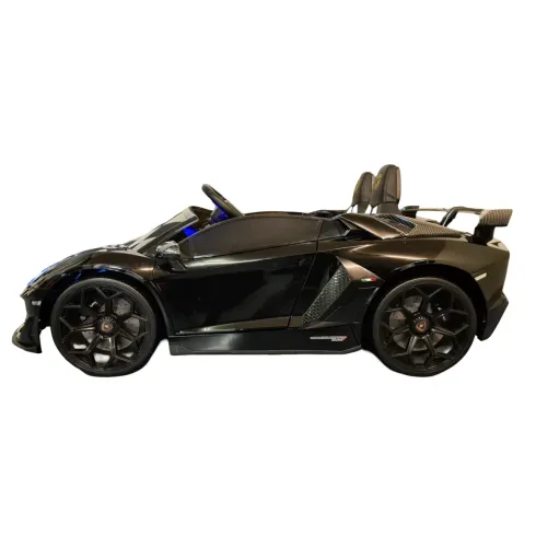 Macchina per Bambini Nero Lamborghini Aventador 2 Persone a Batteria