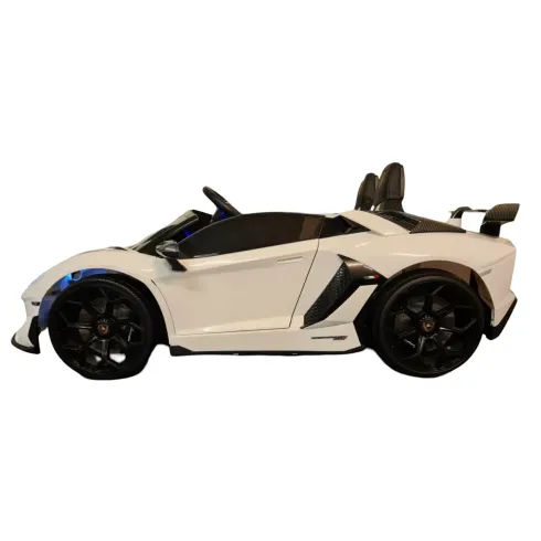 Macchina per Bambini Lamborghini Aventador 2 Persone a Batteria Bianco