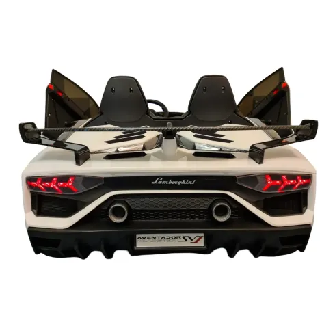 Macchina per Bambini Lamborghini Aventador 2 Persone a Batteria Bianco
