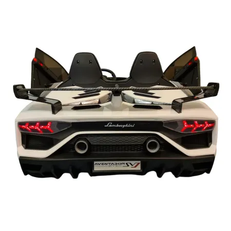 Macchina per Bambini Lamborghini Aventador 2 Persone a Batteria Bianco