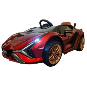 Macchina Elettrica per Bambini a Batteria Lamborghini Sian Rossa Auto Macchinina | BricoShop24