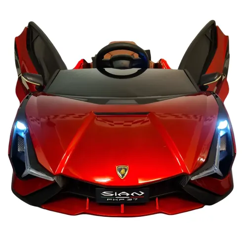 Macchina Elettrica per Bambini a Batteria Lamborghini Sian Rossa Auto Macchinina | BricoShop24