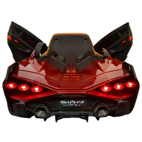 Macchina Elettrica per Bambini a Batteria Lamborghini Sian Rossa Auto Macchinina | BricoShop24