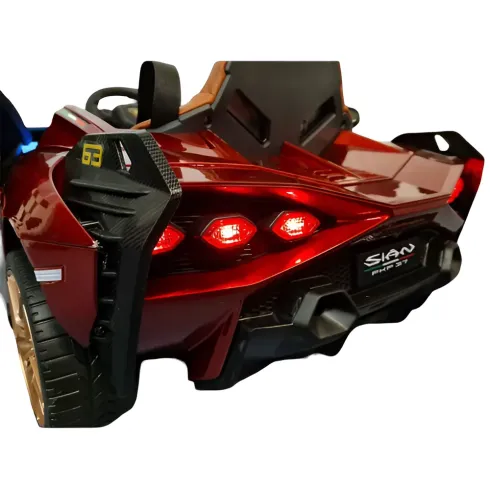 Macchina Elettrica per Bambini a Batteria Lamborghini Sian Rossa Auto Macchinina | BricoShop24