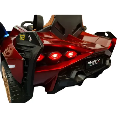 Macchina Elettrica per Bambini a Batteria Lamborghini Sian Rossa Auto Macchinina | BricoShop24