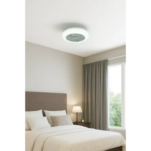 Ventilatore da Soffitto LED con Luce RGB Dimmerabile e Telecomando